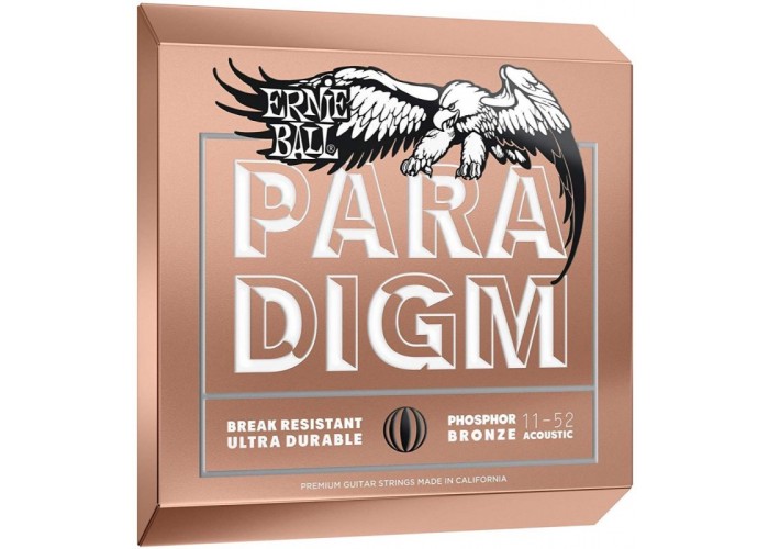 Ernie Ball 2078 струны для акустической гитары Paradigm (11, 15, 22w, 30, 42, 52)