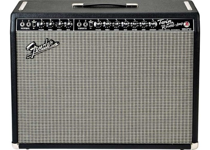 FENDER '65 TWIN REVERB 85 WATTS 2-12' JENSEN BLACK TOLEX гитарный ламповый усилитель, 85 Вт