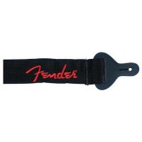 FENDER BLACK/RED LOGO ремень для гитары