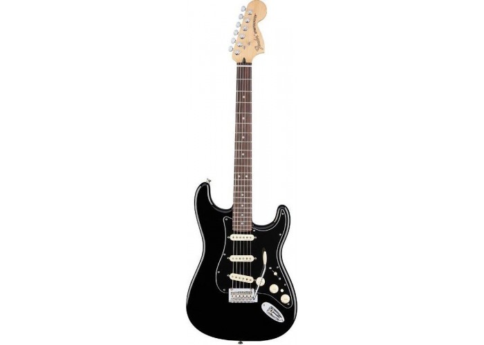 FENDER DELUXE STRAT PF BLK - электрогитара Deluxe Strat