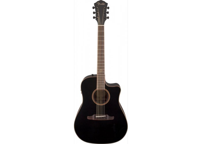 FENDER F1020SCE DREADNOUGHT BLACK электроакустическая гитара