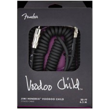 FENDER HENDRIX VOODOO CHILD CABLE BLACK Гитарный кабель jack-jack, 9м