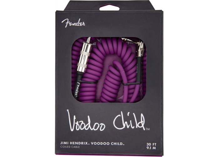 FENDER HENDRIX VOODOO CHILD CABLE PURPLE Гитарный кабель jack-jack, 9м