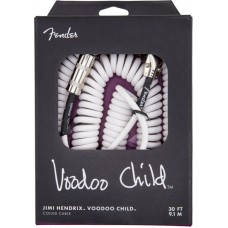 FENDER HENDRIX VOODOO CHILD CABLE WHITE Гитарный кабель jack-jack, 9м