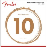 FENDER STRINGS NEW ACOUSTIC 60XL PHOS BRNZ BALL 10-48 струны для акустической гитары