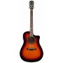 FENDER T-BUCKET 100CE 3-COLOR SUNBURST электроакустическая гитара