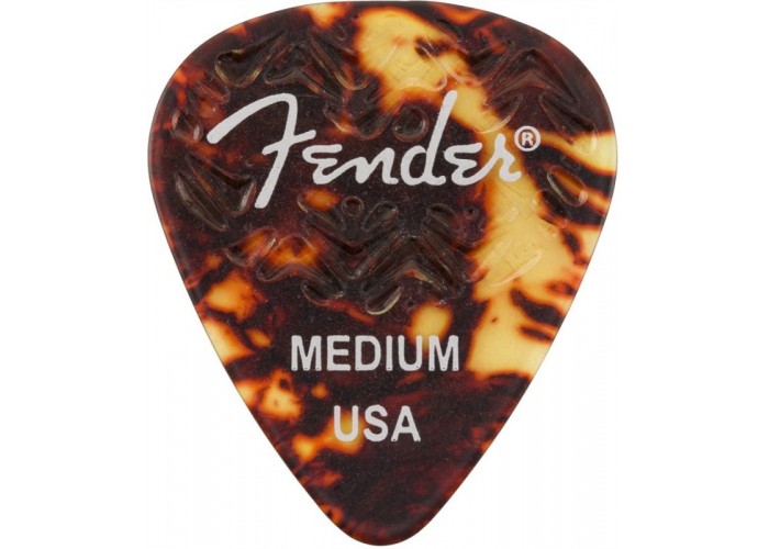 FENDER WAVELENGTH 351 MED 6 PK TORTOISESHELL Медиаторы (упакованы по 6 шт.), средние