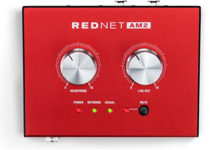 FOCUSRITE RedNet AM2 мониторный стерео модуль для аудио сети Dante