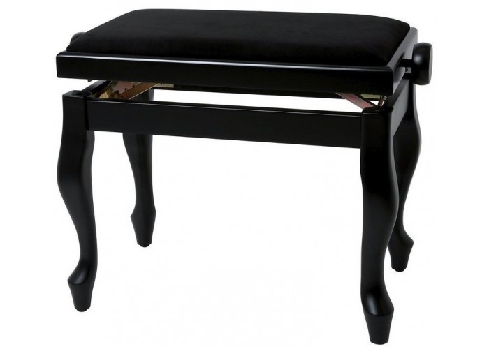 GEWA Piano Bench Deluxe Classic Black Highgloss (130.330) банкетка черная глянцевая гнутые ножки