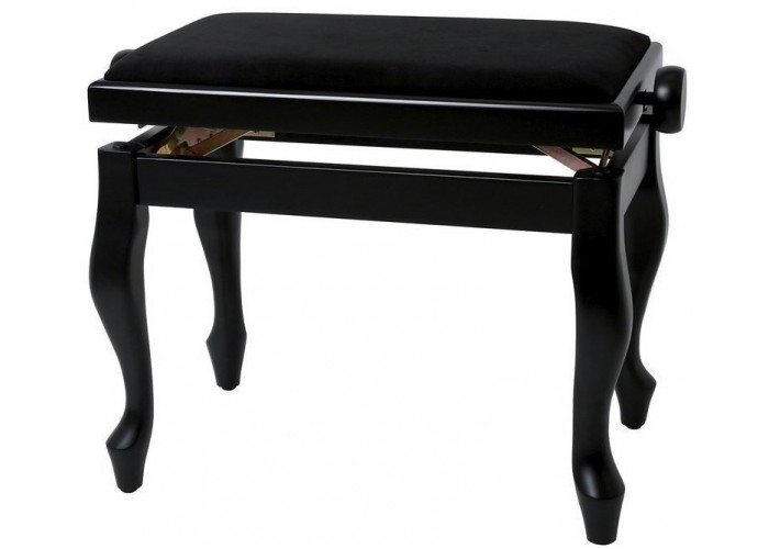 GEWA Piano Bench Deluxe Classic Black Matt (130.320) банкетка черная матовая гнутые ножки