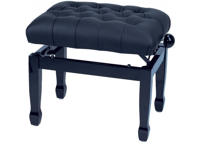 GEWA Piano Bench Deluxe XL Black Highgloss банкетка черная глянцевая сиденье искуственная кожа