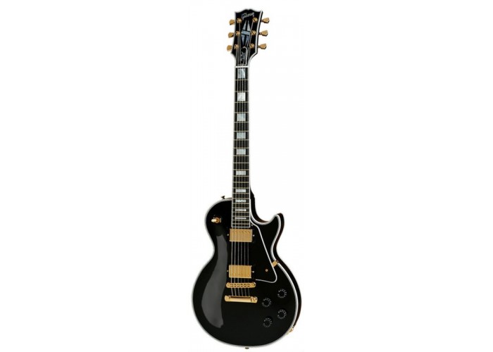 GIBSON CUSTOM LES PAUL CUSTOM EBONY - электрогитара с кейсом