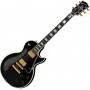 GIBSON CUSTOM LES PAUL CUSTOM EBONY GOLD электрогитара с кейсом