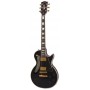 GIBSON CUSTOM LES PAUL CUSTOM EBONY GOLD электрогитара с кейсом