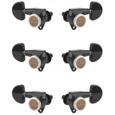 Gotoh SG301-MGT-20-B-L3+R3 Колки для гитары 3+3, локовые, черные