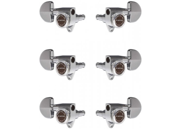 Gotoh SG301-MGT-20-C-L3+R3 Колки для гитары 3+3, локовые, хром