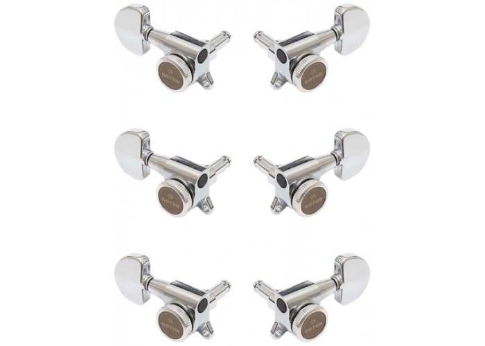 GOTOH SG381-MGT-20-C-L3+R3 Колки для гитары 3+3, локовые, хром