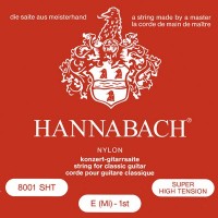 Hannabach 800SHT Red SILVER PLATED Комплект струн для классической гитары, посеребренные