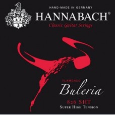 Hannabach 826SHT Red BULERIA FLAMENCO Комплект струн для классической гитары, посеребренные