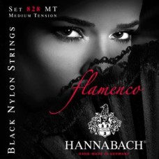 Hannabach 828MT Black FLAMENCO Комплект струн для классической гитары черный нейлон, посеребренные