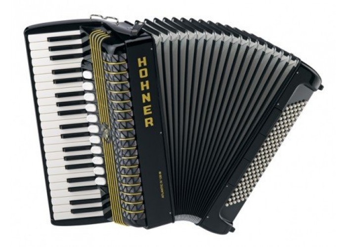 HOHNER Atlantic IV 120 MP, Musette+ Palm Switch, black- полный концертный аккордеон