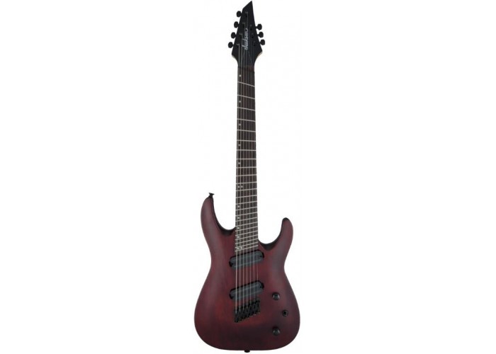 JACKSON X Series Dinky Arch Top DKAF7 MS, Dark Rosewood, Stained Mahogany - 7 стр. электрогитара