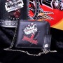 Judas Priest British Steel Wallet Сувенирный кошелек Judas Priest, лицензионная сувенирная продукция