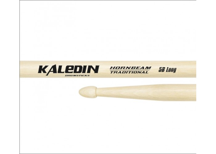 Kaledin Drumsticks 7KLHB5BL 5B Long Барабанные палочки, граб, деревянный наконечник