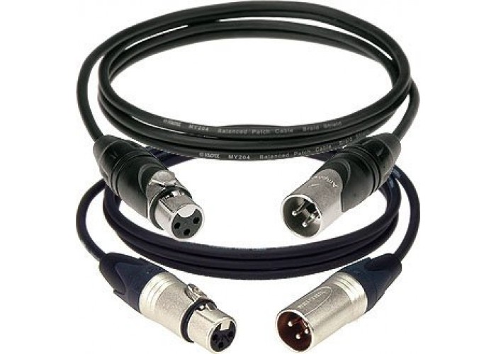 KLOTZ B2FM1N0060 кабель микрофонный XLR Female - XLR Male 0,6 m