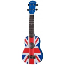 Mirra UK-300-21-YG Укулеле сопрано, с рисунком Union Jack