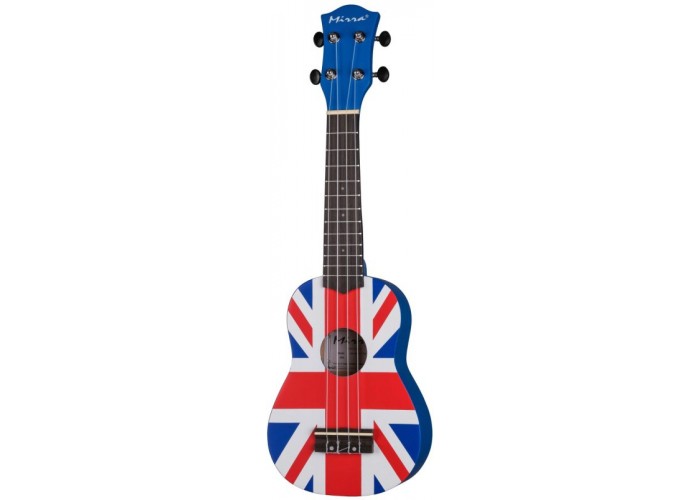 Mirra UK-300-21-YG Укулеле сопрано, с рисунком Union Jack