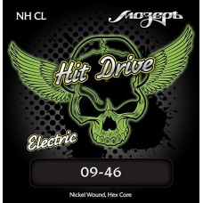 Мозеръ NH-CL Hit Drive Custom Light Комплект струн для электрогитары, 9-46