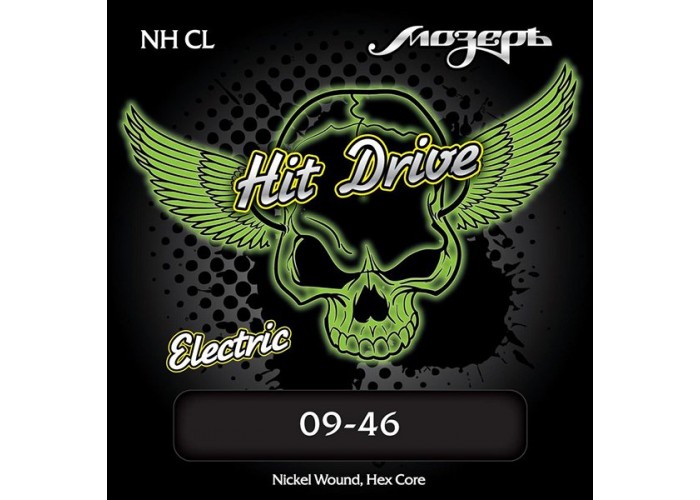 Мозеръ NH-CL Hit Drive Custom Light Комплект струн для электрогитары, 9-46