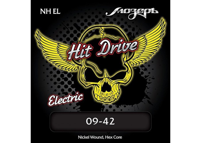 Мозеръ NH-EL Hit Drive Extra Light Комплект струн для электрогитары, 9-42