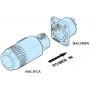 Neutrik NAC3MPA-1 - панельный разъем PowerCon, входной (син), 20A/250В