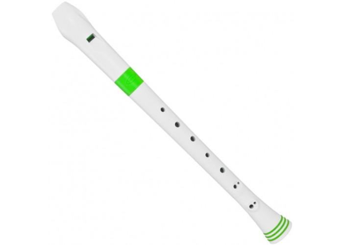 NUVO Recorder german White/Green - блок-флейта сопрано, строй - С, немецкая система