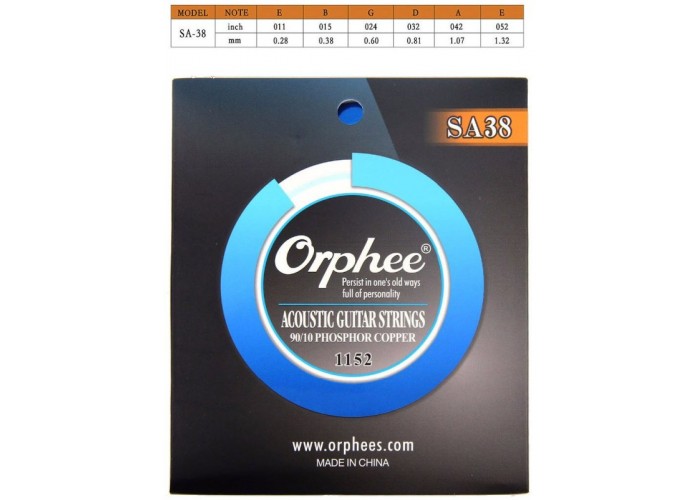 Orphee SA-38 Струны для акустической гитары