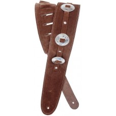 PLANET WAVES 25SSC01 гитарный ремень, замша, Deluxe Suede Strap, Conchos