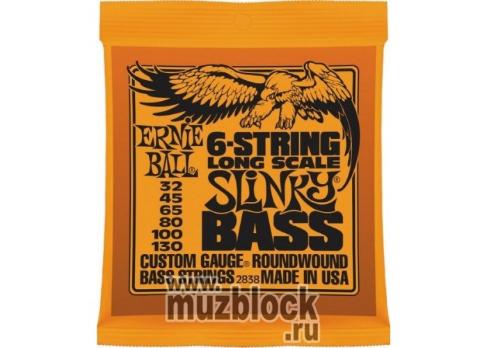 ERNIE BALL 2838 - струны для 6-ти струнной бас-гитары