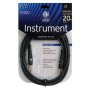 PLANET WAVES PW-G-20 - шнур джек-джек, 6,10 м. золотой джек, двужильный