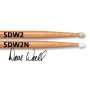 VIC FIRTH SDW2 - барабаннные палочки Dave Weckl, деревянный наконечник 