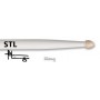 VIC FIRTH STL - барабаннные палочки Thomas Lang, деревянный каплевидный наконечник