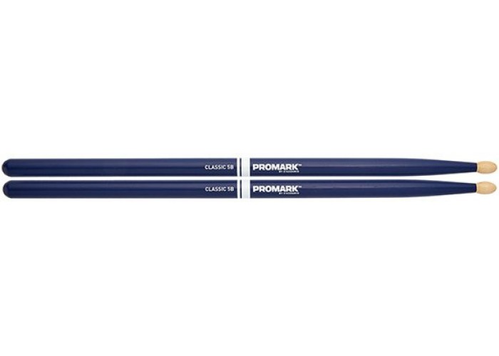 ProMark TX5BW-BLUE 5B Барабанные палочки, синие, орех гикори, деревянный наконечник