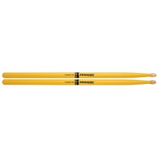 ProMark TX5BW-YELLOW 5B Барабанные палочки, желтые, орех гикори, деревянный наконечник