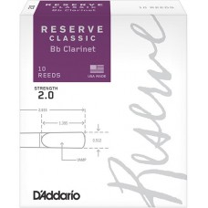 Rico DCT1020 Reserve Classic Трости для кларнета Bb, размер 2.0, 10шт