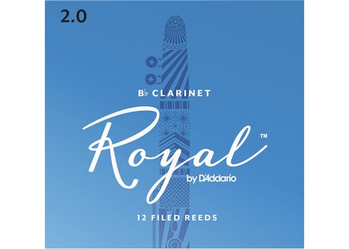 Rico RCB1220 Rico Royal Трости для кларнета Вb, размер 2.0, 12шт