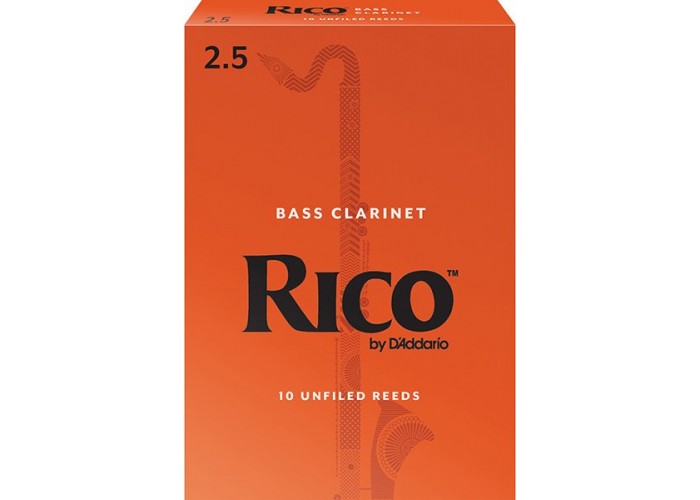 Rico REA1025 Rico Трости для кларнета бас, размер 2.5, 10шт