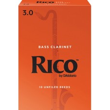 Rico REA1030 Rico Трости для кларнета бас, размер 3.0, 10шт