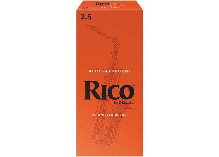 Rico RIA2525 Rico Трости для саксофона сопрано, размер 2.5, 25шт