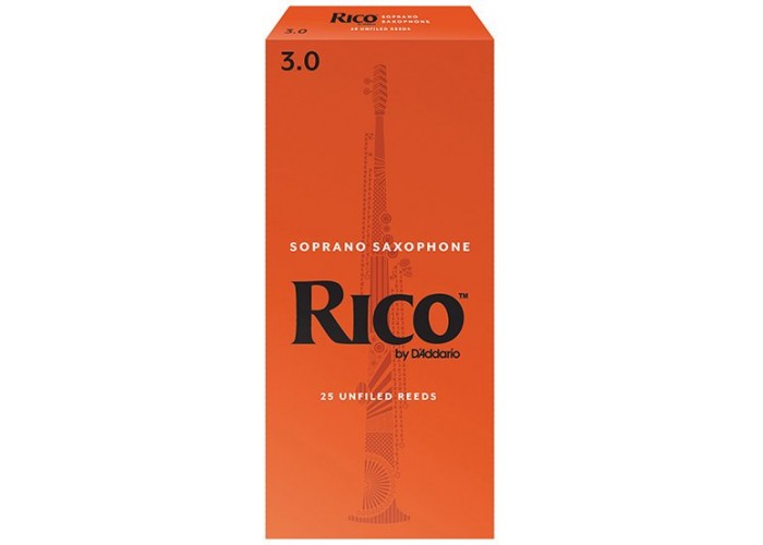 Rico RIA2530 Rico Трости для саксофона сопрано, размер 3.0, 25шт